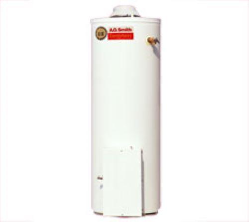 A.O. Smith EMGL-30 Gas Water Heater, 48" x 18.25" (HxD)