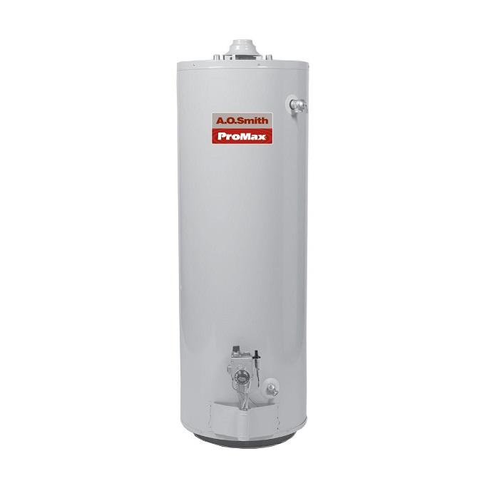 A.O. Smith FCG-75 Gas Water Heater, 61" x 26.5" (HxD)