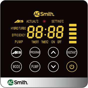 A.O. Smith HPI-40C1 Hybrid Water Heater controller