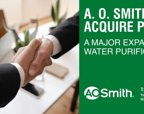 A.O. Smith to Acquire Pureit: A Major Expansion in Water Purification
