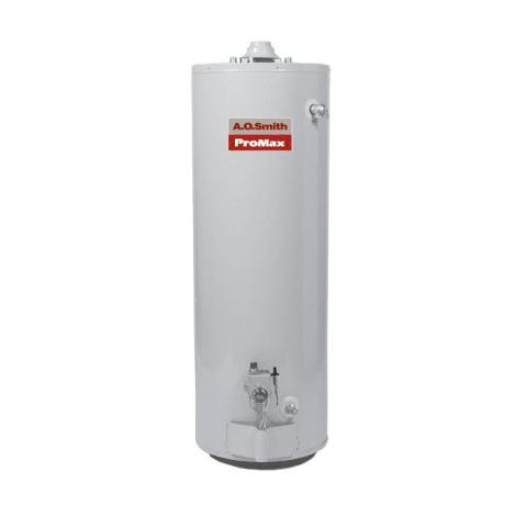 A.O. Smith FCG-75 Gas Water Heater, 61" x 26.5" (HxD)