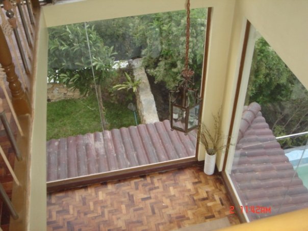 glass wall with view