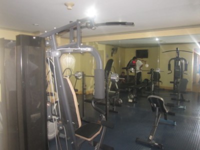 gym located in lower penthouse